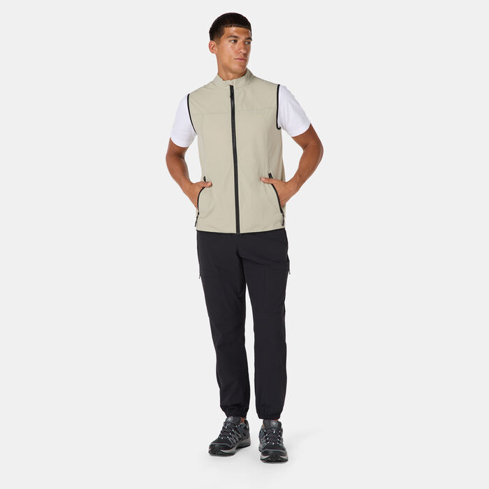 Sun and Sand Sports Men's Sleeveless Jacket Beige image number 2