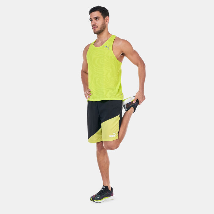 PUMA Men's POWER Colourblock Shorts Black PUMA Men's POWER Colourblock Shorts Black image number 2