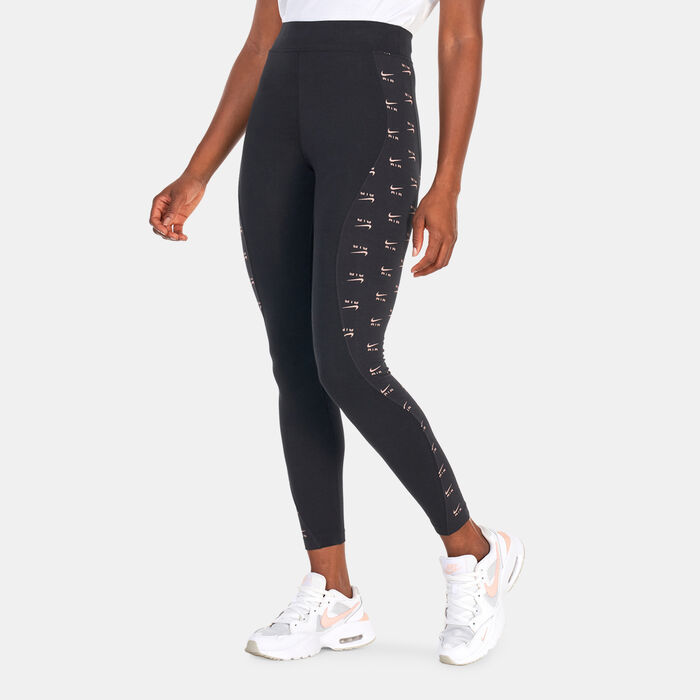 Nike Women's Air High-Waisted Full-Length Leggings Black Nike Women's Air High-Waisted Full-Length Leggings Black image number 0