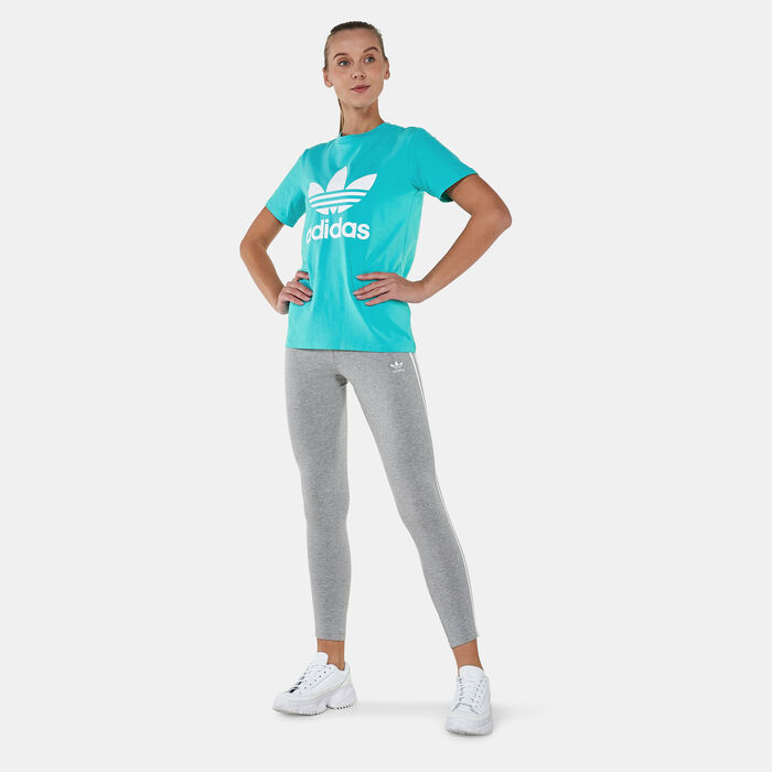 adidas Originals Women's Adicolor Classics Trefoil T-Shirt Pink image number 2