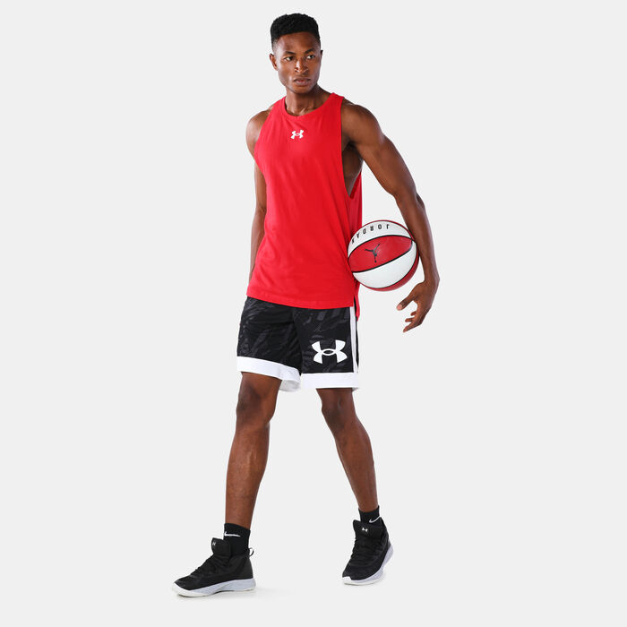 Under Armour Men's Baseline Cotton Tank Top Red image number 2