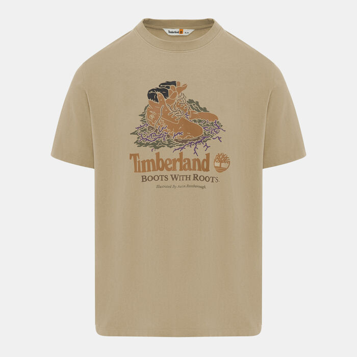 Timberland Men's Boot Graphic T-Shirt Green Timberland Men's Boot Graphic T-Shirt Green image number 0