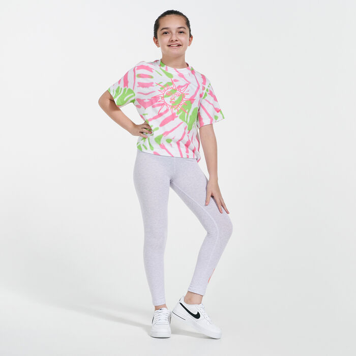 Nike Kids' Sportswear Boxy Tie Dye T-Shirt White Nike Kids' Sportswear Boxy Tie Dye T-Shirt White image number 2