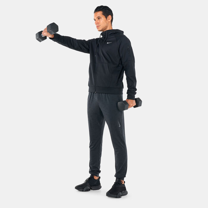 Nike Men's Therma-FIT Training Hoodie Black Nike Men's Therma-FIT Training Hoodie Black image number 2