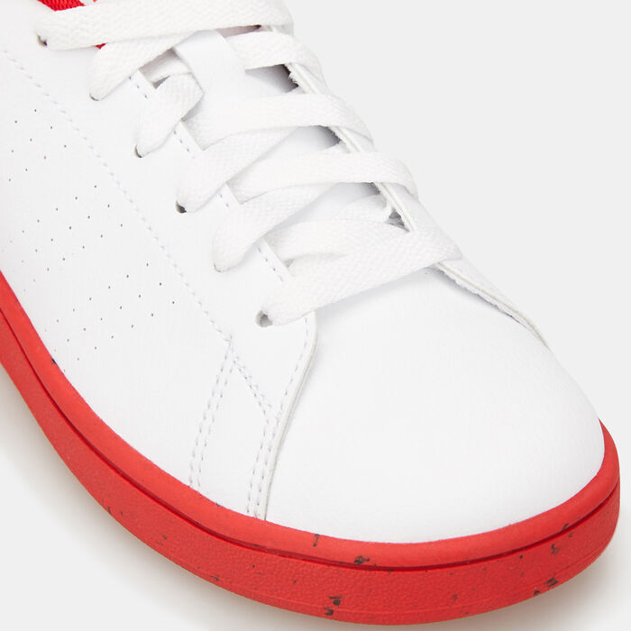 adidas Kids' X Marvel Advantage Spider-Man Shoe White adidas Kids' X Marvel Advantage Spider-Man Shoe White image number 4