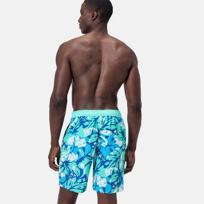 Speedo Men's Printed Bondi Swimming Shorts Blue Speedo Men's Printed Bondi Swimming Shorts Blue