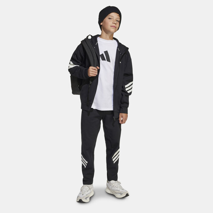 adidas Kids' Future Icons 3-Stripes Sweatpants Black adidas Kids' Future Icons 3-Stripes Sweatpants Black image number 2
