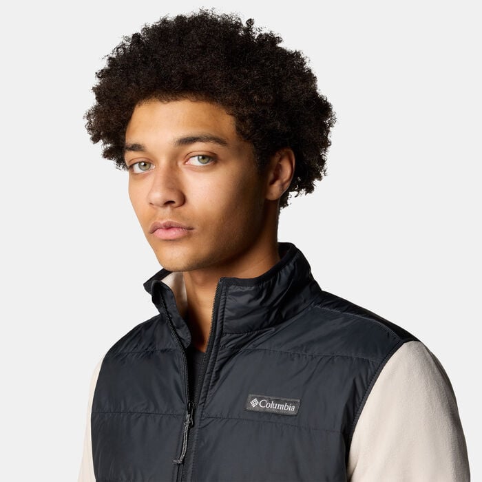Columbia Men's Basin Butte II Hybrid Fleece Jacket Beige Columbia Men's Basin Butte II Hybrid Fleece Jacket Beige image number 3