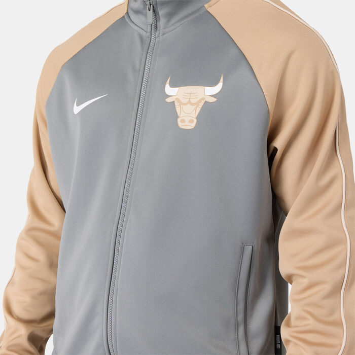 Nike Men's Chicago Bulls Club Basketball Tracksuit Grey Nike Men's Chicago Bulls Club Basketball Tracksuit Grey image number 3