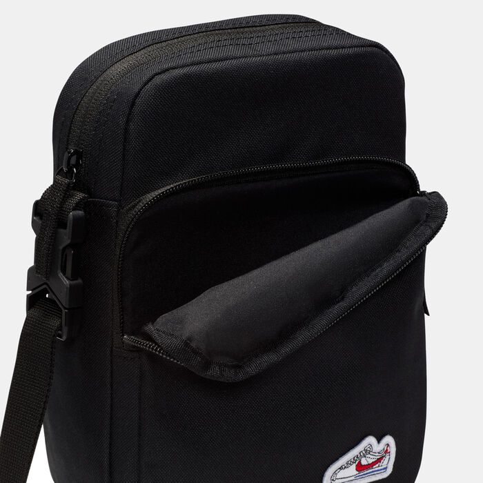 Nike Men's Cortez Heritage Crossbody Bag Black image number 3