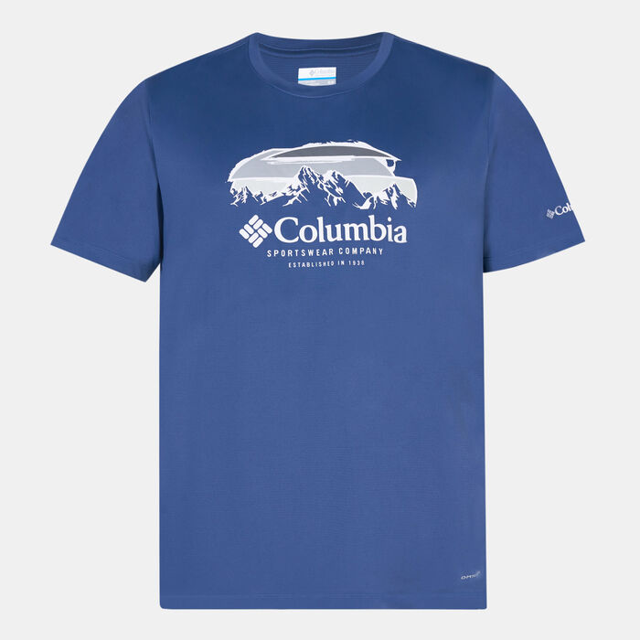 Columbia Men's Hike Graphic T-Shirt Blue image number 0