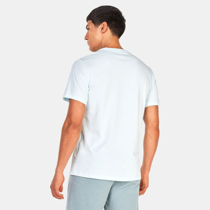 Converse Go-To Star Chevron Logo T-Shirt Blue Converse Go-To Star Chevron Logo T-Shirt Blue image number 1