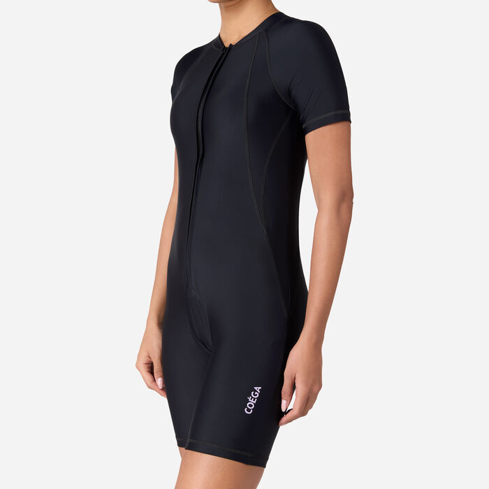 COEGA Women's Slim-Kini One-Piece Swimsuit Black image number 2