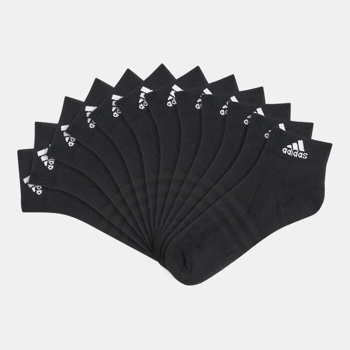 adidas Men's Cushioned Sportswear Ankle Socks (6 Pack) Black adidas Men's Cushioned Sportswear Ankle Socks (6 Pack) Black image number 0