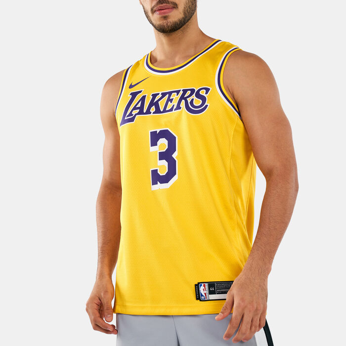 Nike NBA Los Angeles Lakers LeBron James Icon Edition Swingman Jersey