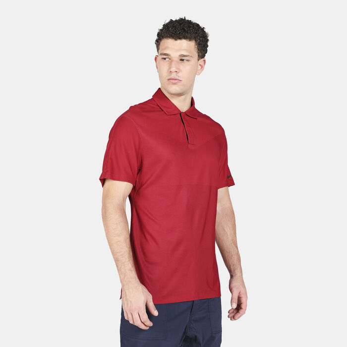 Nike Golf Men's Golf Dri-FIT ADV Tiger Woods Polo Shirt Grey Nike Golf Men's Golf Dri-FIT ADV Tiger Woods Polo Shirt Grey image number 0