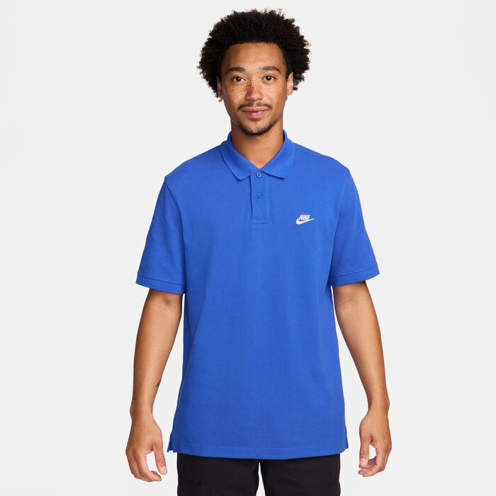 Nike Men's Club Polo Shirt Blue Nike Men's Club Polo Shirt Blue image number 0