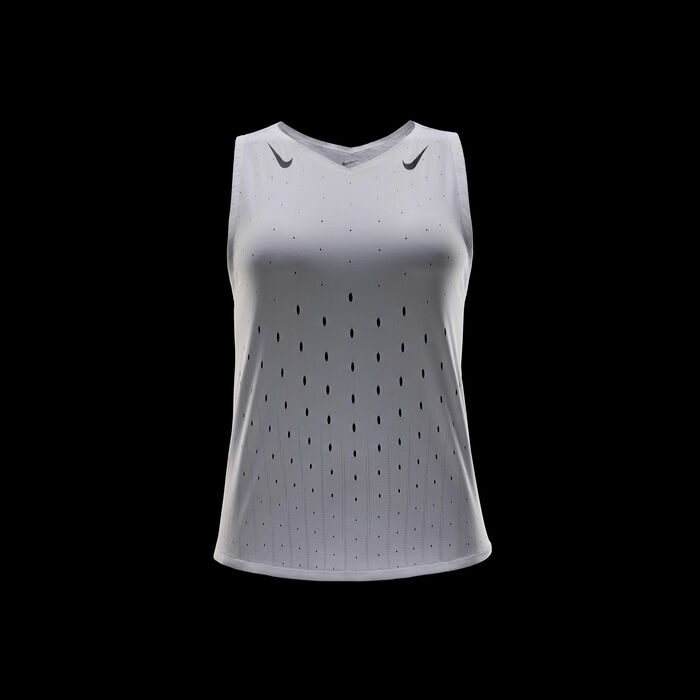 Nike Women's AeroSwift Dri-FIT ADV Running Vest White Nike Women's AeroSwift Dri-FIT ADV Running Vest White image number 5