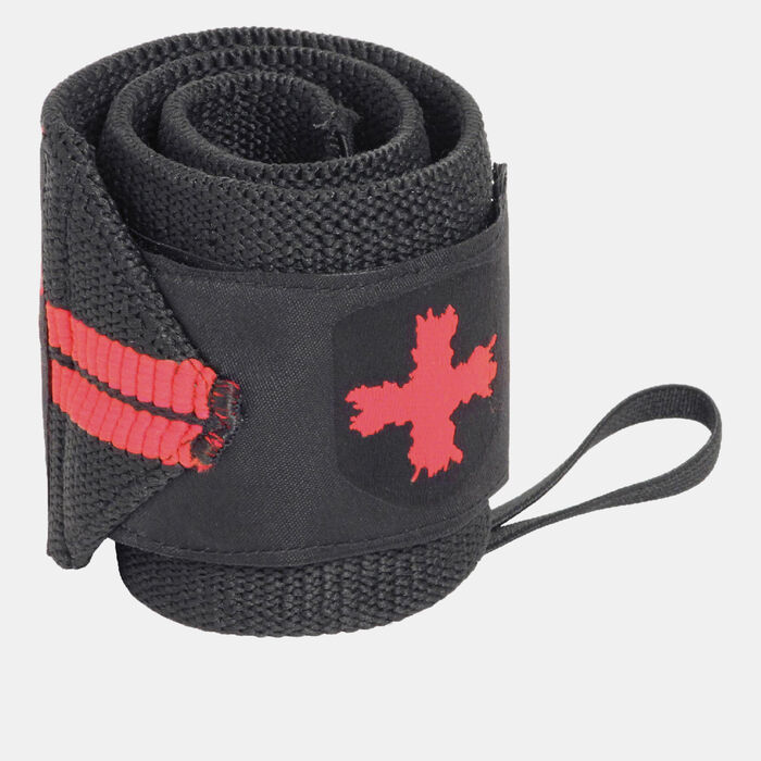 Harbinger Red Line Weight Training Wrist Wraps (1 Pair) Black Harbinger Red Line Weight Training Wrist Wraps (1 Pair) Black image number 2