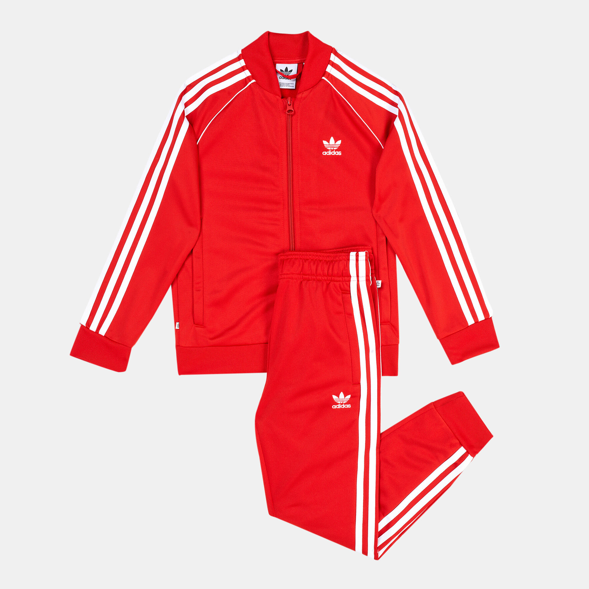 Adidas red jacket and pants outlet