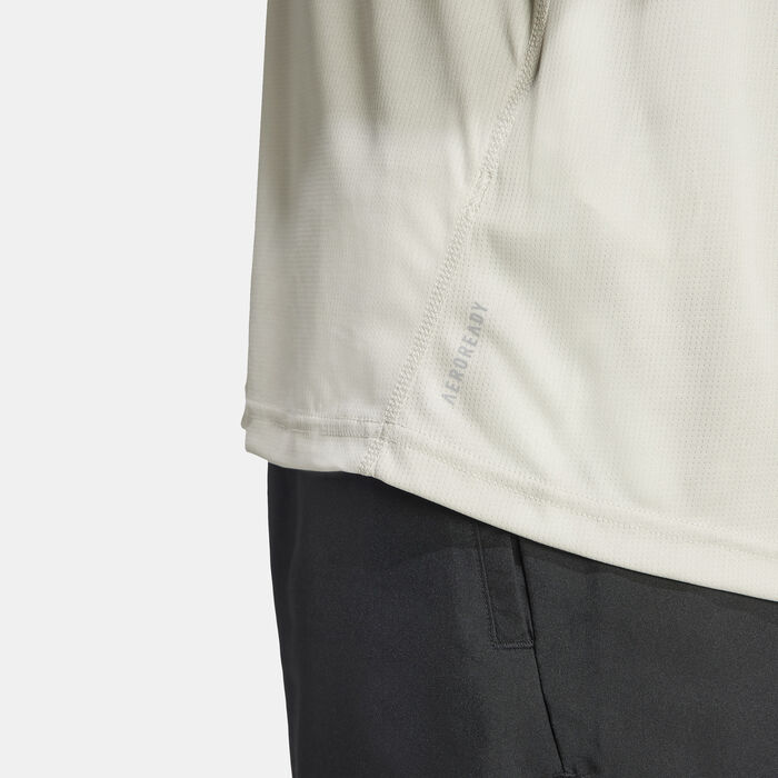 adidas Men's Run It T-Shirt Grey image number 3