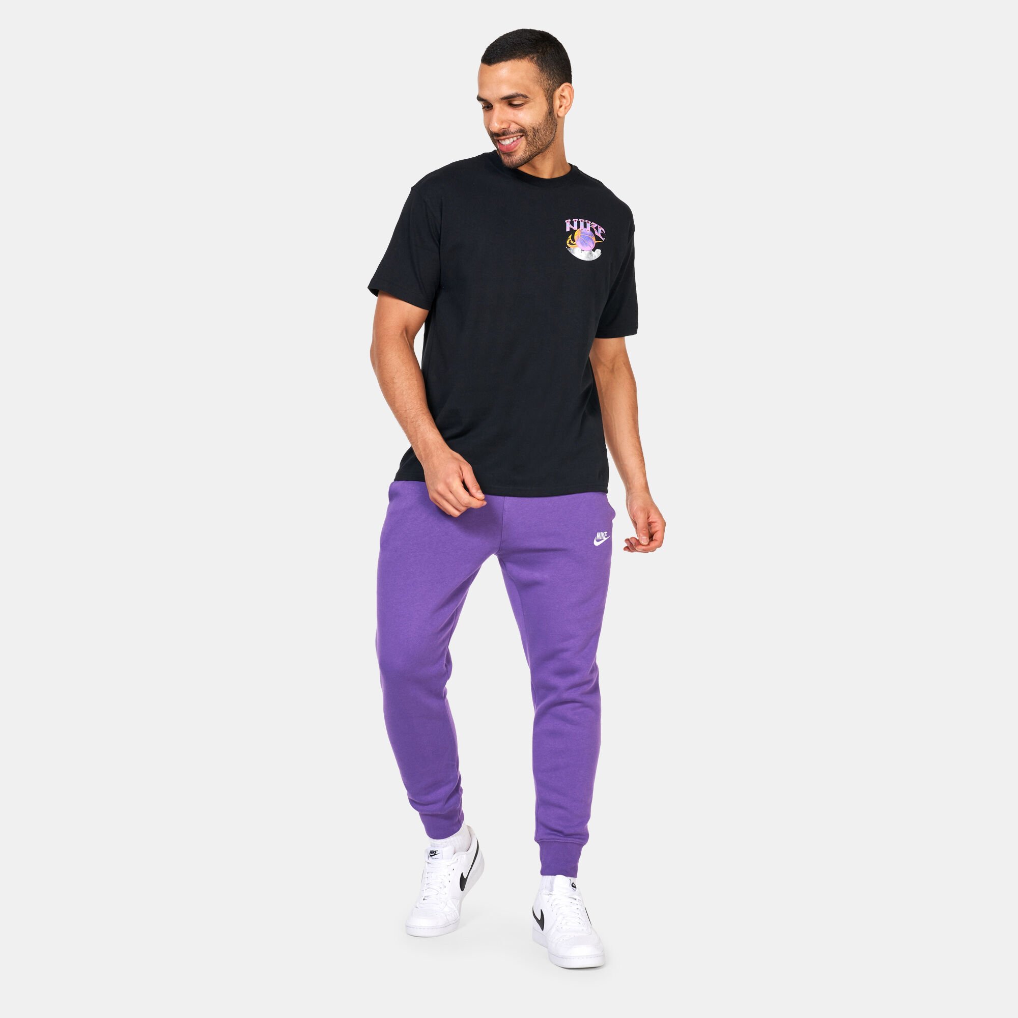 Purple nike joggers new arrivals