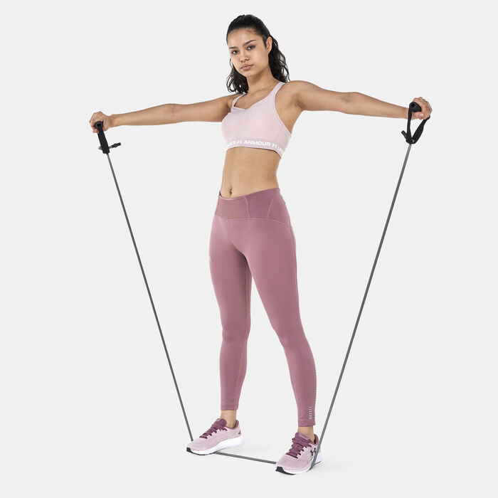 Under Armour Women's Armour High Crossback Sports Bra Pink Under Armour Women's Armour High Crossback Sports Bra Pink image number 2