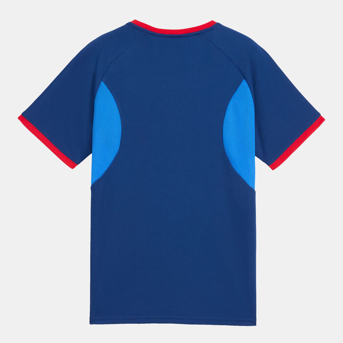 PUMA Kids' Neymar Jr. Playmaker Training Football Top Blue PUMA Kids' Neymar Jr. Playmaker Training Football Top Blue image number 1