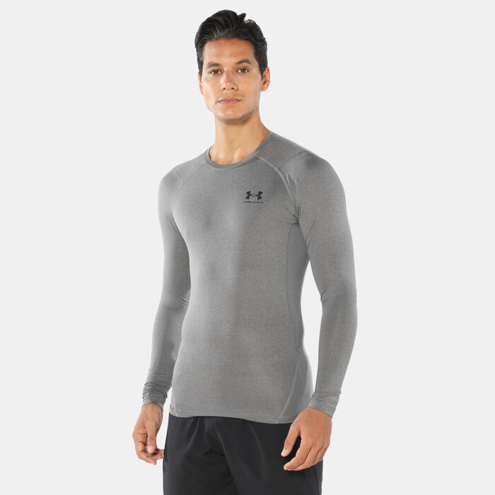 Under Armour Men's HeatGear Armour Training Top Grey Under Armour Men's HeatGear Armour Training Top Grey image number 0