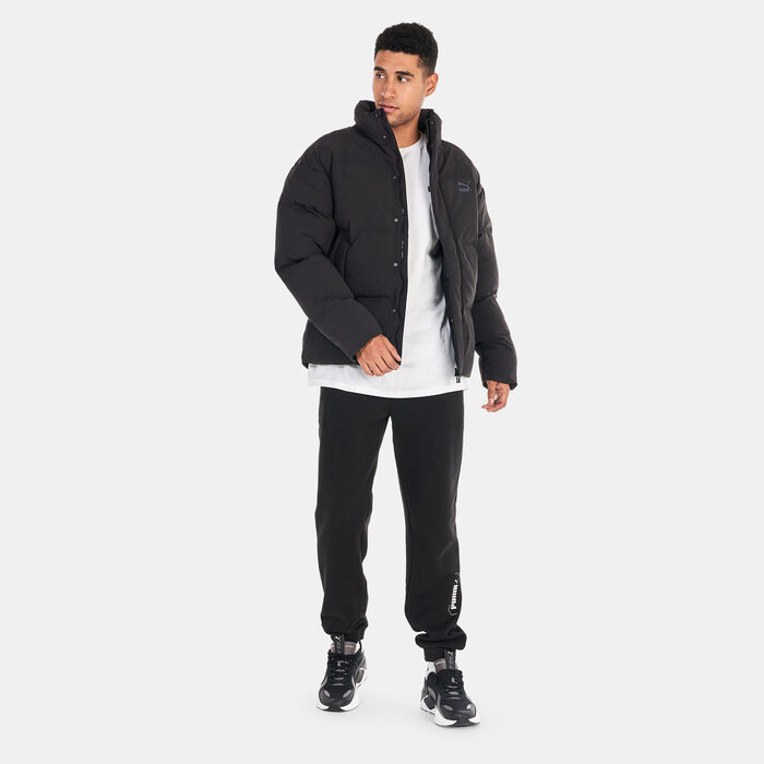 PUMA Men's Classics Oversized Puffer Jacket Black PUMA Men's Classics Oversized Puffer Jacket Black image number 2