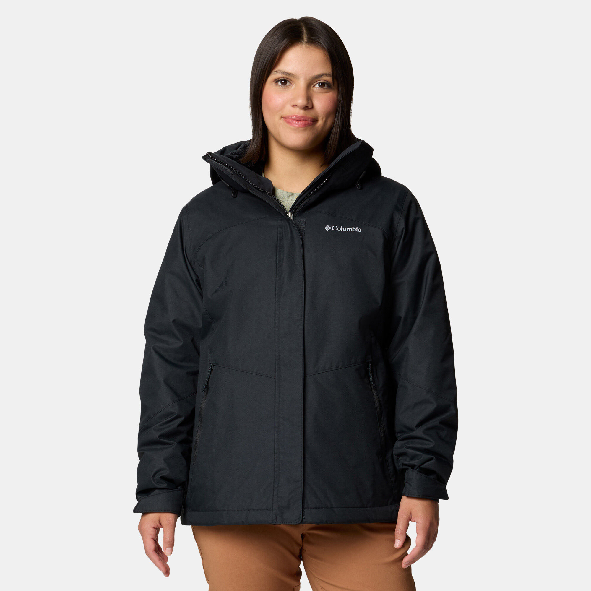 Women's black columbia fleece clearance