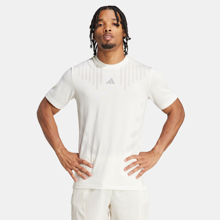 adidas Men's HIIT Airchill Training T-Shirt White image number 0