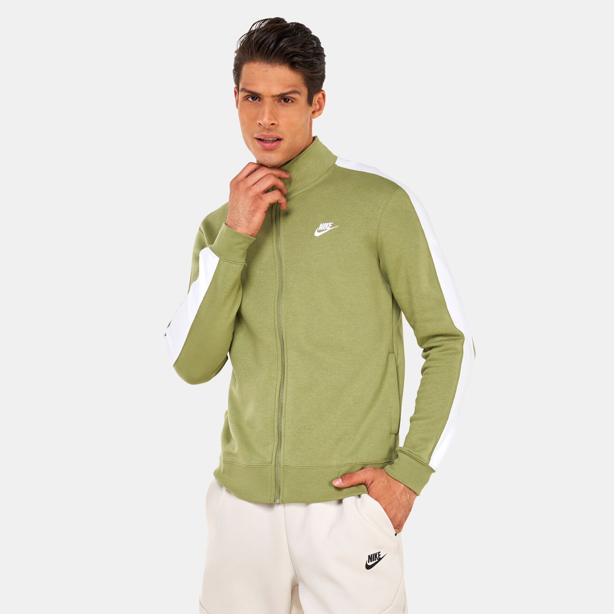Nike tribute jacket green clearance