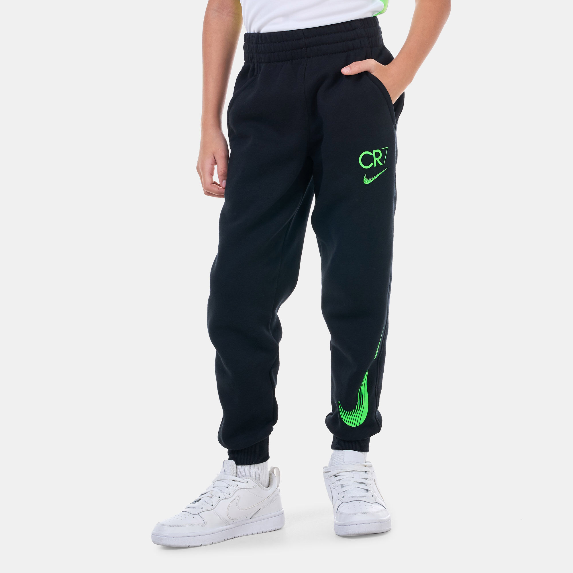 Kids Cristiano Ronaldo CR7 Club Fleece Sweatpants Older Kids Black Nike in KSA SSS