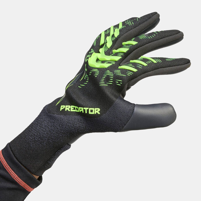 adidas Men's Predator Pro Football Goalkeeper Gloves Black adidas Men's Predator Pro Football Goalkeeper Gloves Black image number 2