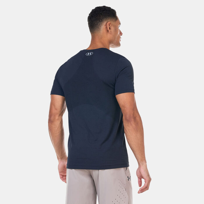 Under Armour Men's Vanish Seamless T-Shirt Black Under Armour Men's Vanish Seamless T-Shirt Black image number 1