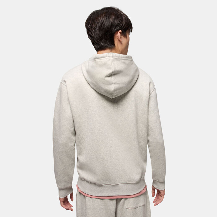 Jordan Men's Brooklyn Fleece Full-Zip Hoodie Grey Jordan Men's Brooklyn Fleece Full-Zip Hoodie Grey image number 1