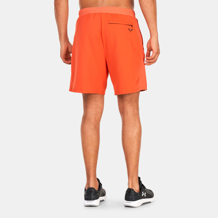 SQUATWOLF Men's Statement Ribbed Flex Shorts Orange SQUATWOLF Men's Statement Ribbed Flex Shorts Orange image number 1
