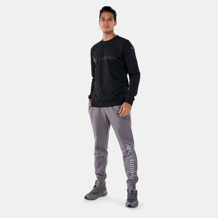 Columbia Men's Columbia™ Logo Fleece Crew Sweatshirt Black Columbia Men's Columbia™ Logo Fleece Crew Sweatshirt Black image number 2