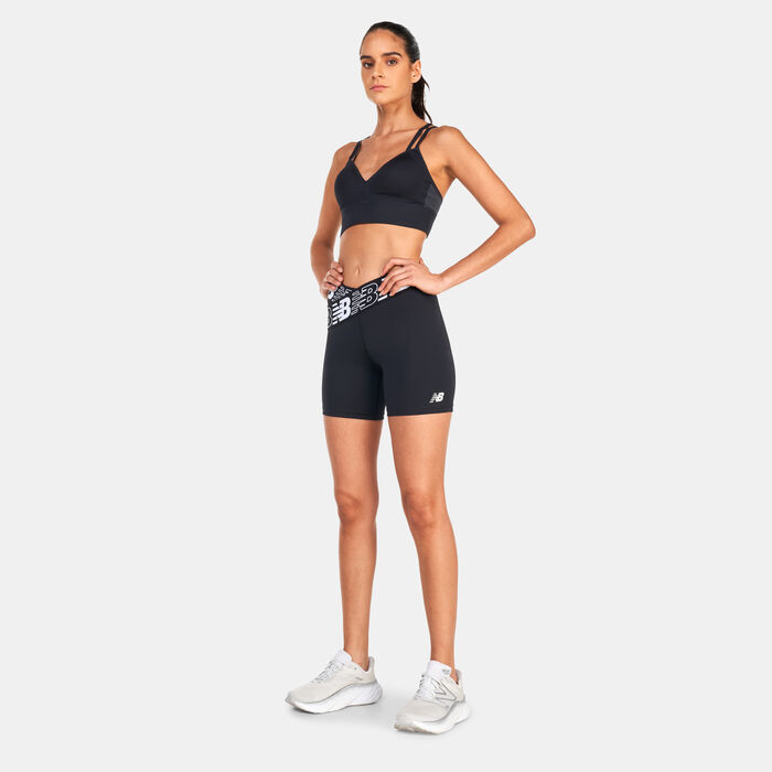 New Balance Women's Relentless Fitted Shorts Black image number 2