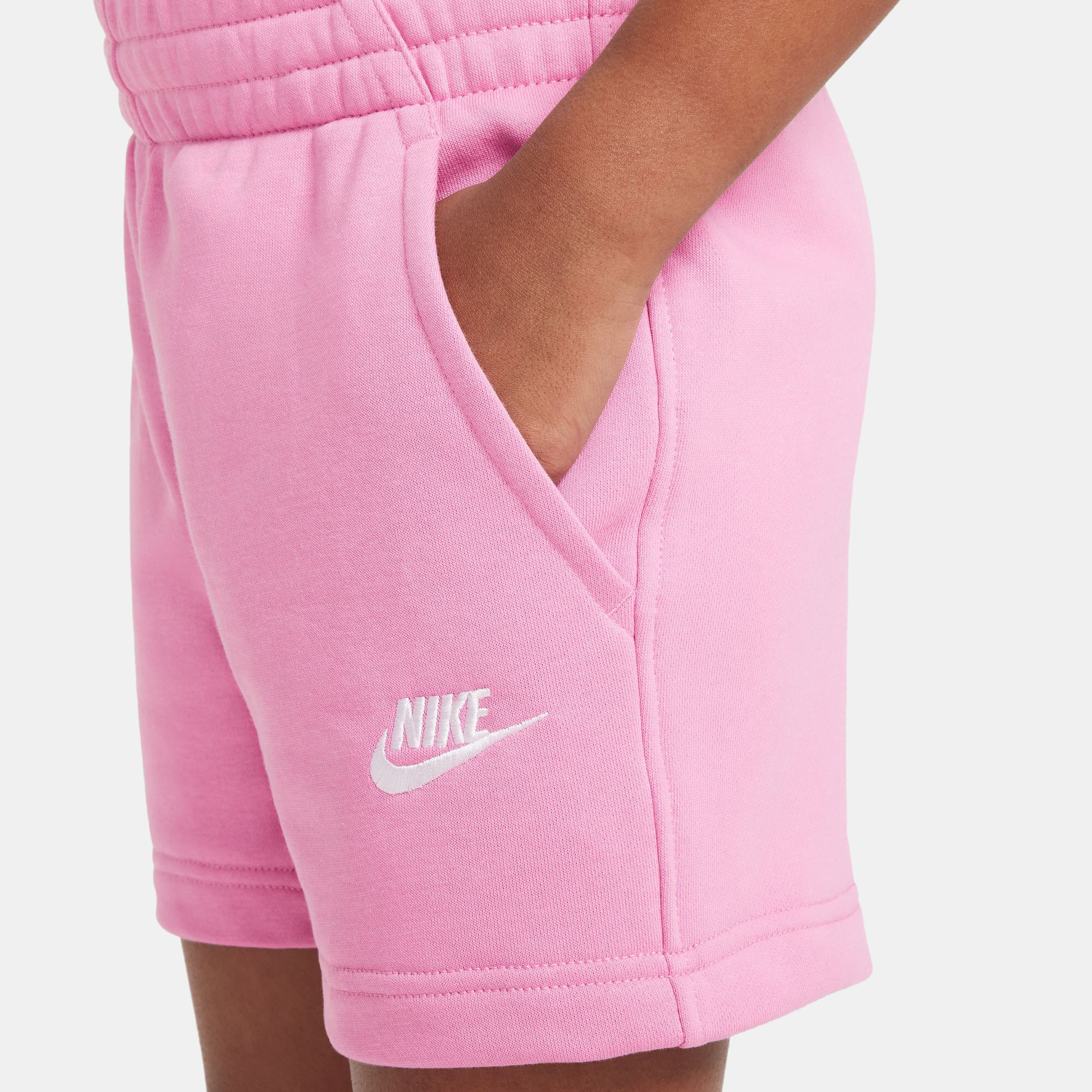 Kids Sportswear Club Fleece Shorts Pink Nike in KSA SSS