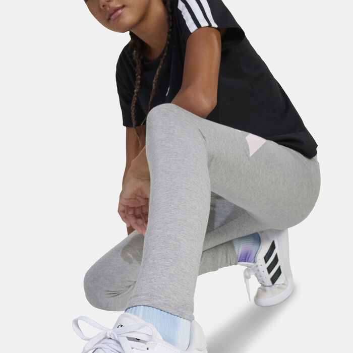 adidas Kids' Essentials Leggings Grey adidas Kids' Essentials Leggings Grey image number 3