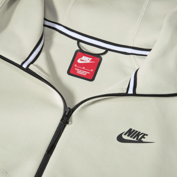 Nike Men's Sportswear Tech Fleece Windrunner Full-Zip Hoodie Ivory image number 3