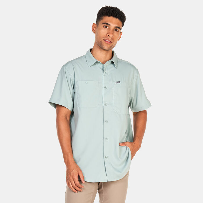Columbia Men's Silver Ridge Utility Lite Hiking Shirt Green Columbia Men's Silver Ridge Utility Lite Hiking Shirt Green image number 0