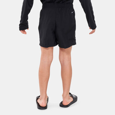 Nike Swim Kids' 4-inch Volley Shorts Black Nike Swim Kids' 4-inch Volley Shorts Black