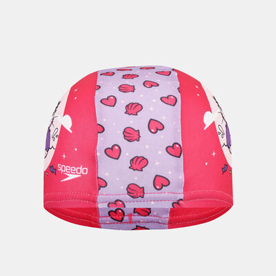 Speedo Kids' Learn to Swim Printed Swimming Cap Pink