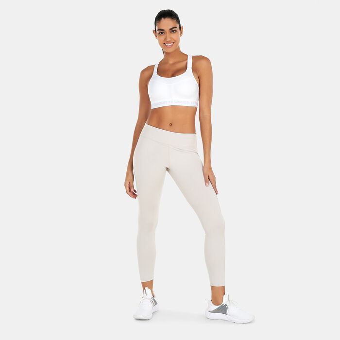Under Armour Women's Armour High Crossback Sports Bra White image number 2