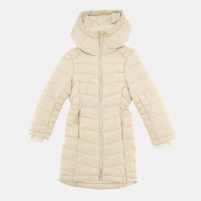Sun and Sand Sports Kids' Hooded Puffer Jacket Beige Sun and Sand Sports Kids' Hooded Puffer Jacket Beige