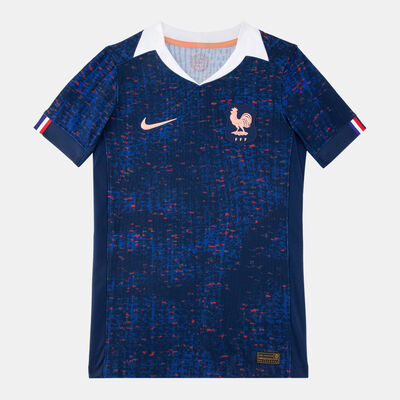 Nike Kids' France 2025 Home Authentic Football Jersey (Women's Team) Blue