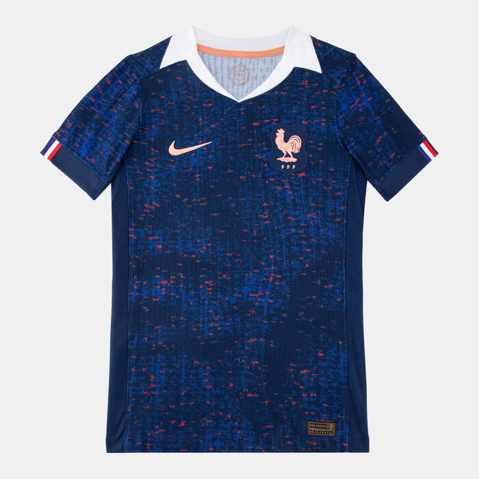 Nike Kids' France 2025 Home Authentic Football Jersey (Women's Team) Blue image number 0